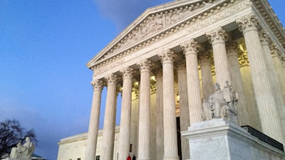 The Supreme Court at sunset in Washington, Feb. 13, 2016.