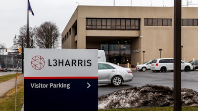 The L3Harris office building in Rochester, New York on March 3, 2020.