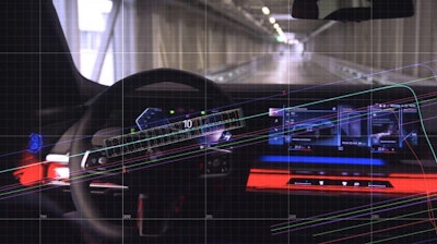 An Outsight BMW LiDar representation.