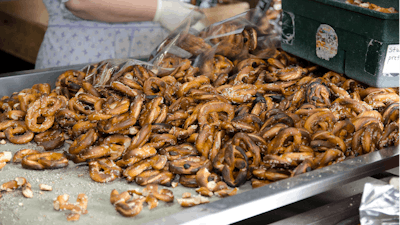 Pretzel production at Uncle Jerry's.